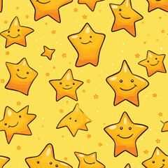 Wall Mural - Seamless Colorful Stars Pattern.

Seamless pattern of Star in colorful style. Add color to your digital project with our pattern!