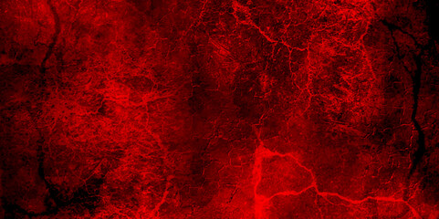 Wall Mural - Red wall grunge texture hand painted watercolor horror texture background. red backdrop vintage grunge watercolor background abstract texture with color splash design. texture concrete retro old wall
