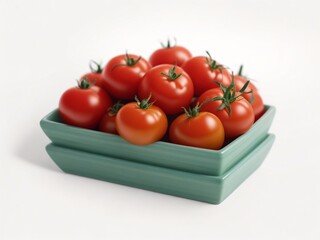 Wall Mural - tomatoes in a basket