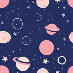 Wall Mural - Seamless Colorful Galaxy Pattern.

Seamless pattern of Galaxy in colorful style. Add color to your digital project with our pattern!