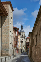 Wall Mural - View of th Santa Maria street, Vitoria, Gasteiz, Álava, Basque Country, Euskadi, Euskal Herria, Spain.