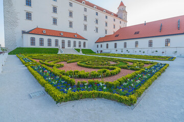 Various photos taken from Bratislava castle