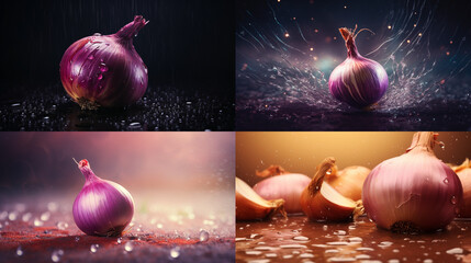 Wall Mural - onion and garlic