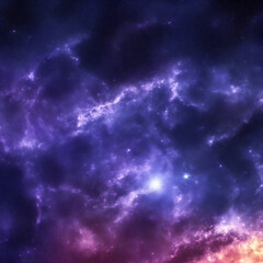 Wall Mural - space sky background ai generative