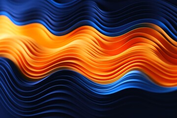 Wall Mural - A colorful abstract three dimensional background.