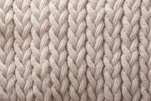 Knitted Wool Texture Background, Cozy And Warm Fabric Patterned Surface, Soft And Fuzzy Beige And Gray Backdrop