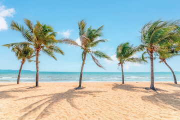 Wall Mural - Tropical Beach in Chonburi Province, Thailand