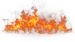 © Gustavo - Flame Fire isolated on transparent background fiery