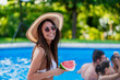 © ivanko80 - Young girl eating watermelon