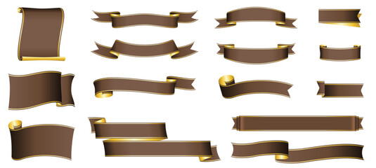 ribbon banner design material