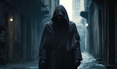 The sound of whispers follows the hooded assassin's path