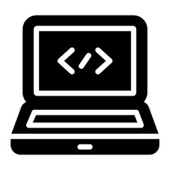 coding solid icon