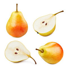 Wall Mural - Pear isolated on white background