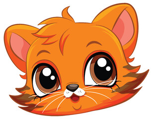 Poster - Adorable Cat Cartoon Character