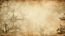 Old Nautical Map Background