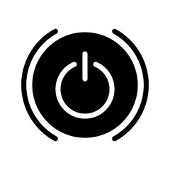 Wall Mural - Power icon. sign for mobile concept and web design color editable