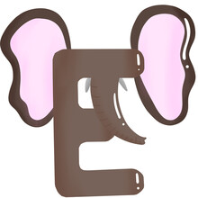 Alphabet Letter E