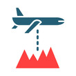 © IYIKON - Altitude Glyph Two Color Icon Design
