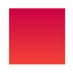 Sticker - red gradient blank square icon background 