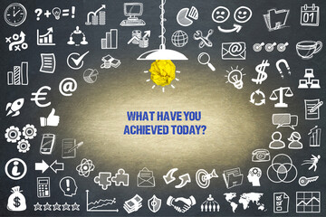 Wall Mural - What have you achieved today?	