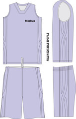 Wall Mural - Basketball Uniform Jersey Shorts Mock ups