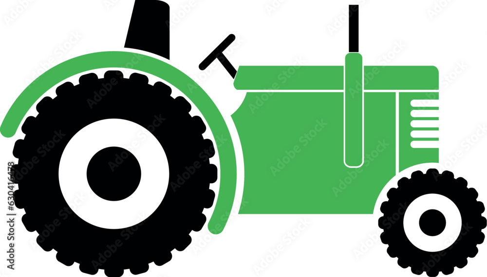 Vector de Stock Tractor SVG Cut File for Cricut and Silhouette, EPS ...