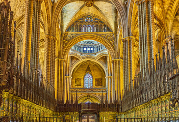 Wall Mural - Barcelona, la Cathedraal de La Seu