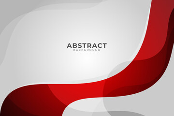 Wall Mural - Red curve on a white background vector