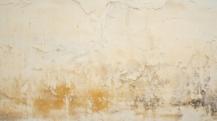 Poster - Colour old concrete wall texture background. Close up retro plain cream color cement wall background texture. Design paper vintage parchment element.