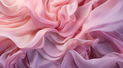  a pink and white background with a very large amount of fabric.  generative ai