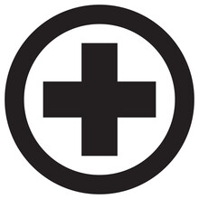 Caduceus Icon On Metal Internet Button