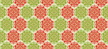 Seamless Vector Floral Damask Pattern. Classic Background. Seamless Turkish Colorful Pattern. Endless Pattern Can Be Used For Ceramic Tile, Wallpaper, Linoleum, Web Page Background.