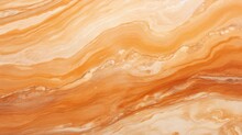 Blissful Orange Abstract Marble Texture Background, Generative Ai