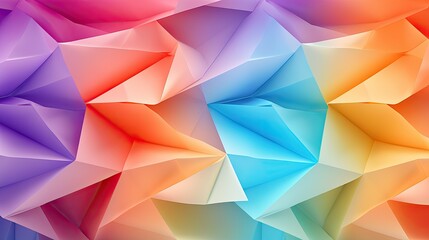 optimistic abstract origami texture background, generative ai