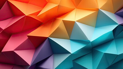 optimistic abstract origami texture background, generative ai