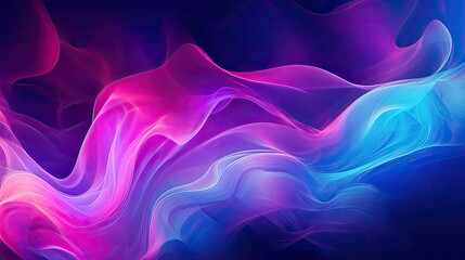 Sticker - tranquil abstract neon texture background, generative ai