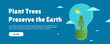 Banner design for sustainable development and eco-friendly concept, with message about the importance of green cities and the commemoration of  World Environment Day.