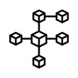 © Minh Do - Blockchain network connection vector icon