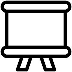 Wall Mural - whiteboard icon