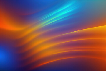 Wall Mural - Blur color rays light flare overlay orange blue