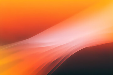Wall Mural - Color gradient blur background neon orange glow