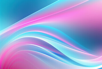 Wall Mural - Neon light motion color gradient blur wave trail