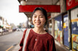 © Austockphoto - Young adult asian woman exploring the inner west urban streets of Sydney
