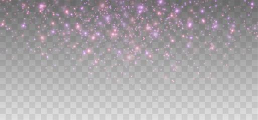 Aufkleber - Color sparkles background. Vector shining particles