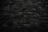 Fototapeta Desenie - Black brick wall, background for black friday and promotion. Generative AI