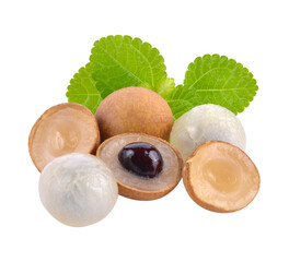 Wall Mural - longan. fresh longan isolated transparent png