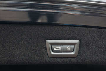 Sticker - Car trunk electric lock button