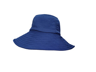 Canvas Print - blue bucket hat PNG transparent