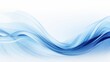 © vadymstock - Blue abstract wave background with white background. ai generative.