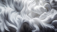 Light Gray Fabric In The Form Of Clouds Generative Ai